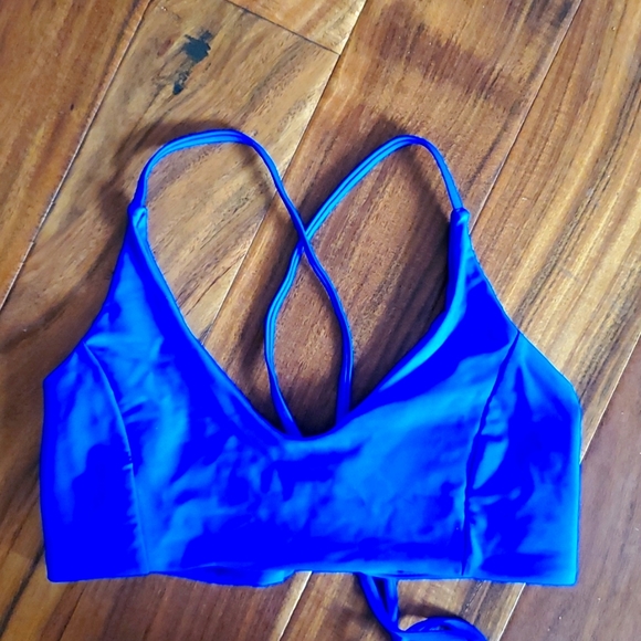 Royal Blue bikini top size L - Picture 1 of 5